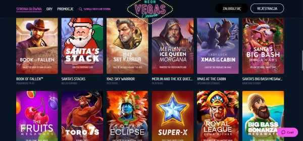 Neon Vegas Casino Screenshot 1
